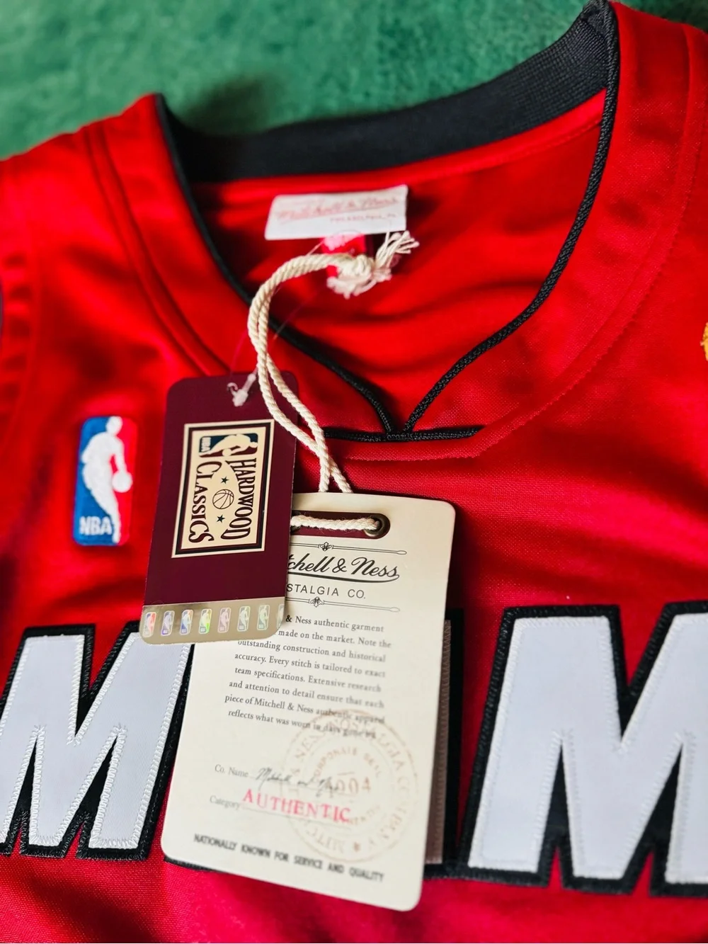 Mitchell & Ness Authentic Miami Heat Basketball Jersey bundle